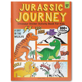 Jurassic Journey: Dinosaur Sticker Activity Book For Kids