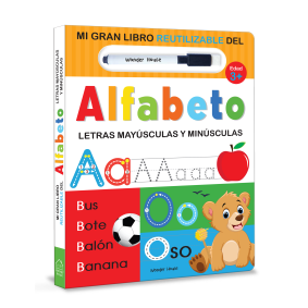 My Big Book of Alphabet Capital and Small letters – Wipe Clean (Spanish)