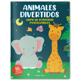Reusable Sticker Book: Animal Fun (Spanish)