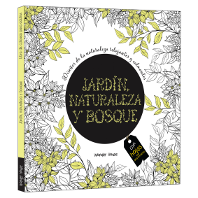 Adult Coloring Books Nature Garden and Forests (Spanish)