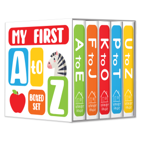My first A to Z Boxed Set of 5 books (Mini Board Books)