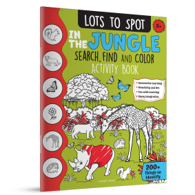 Lots to Spot: In The Jungle- Search, Find and Color Activity Book