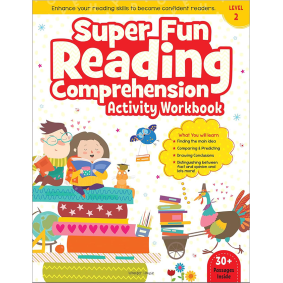 Super Fun Reading Comprehension - Activity Workbook For Children - Level 2