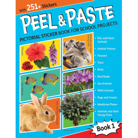 Peel & Paste - Pictorial Sticker Book For School Projects - Book 1