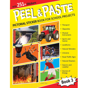 Peel & Paste - Pictorial Sticker Book For School Projects - Book 3