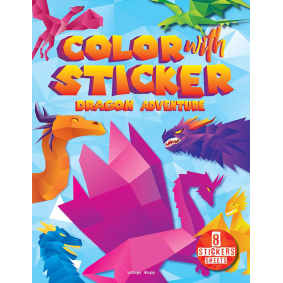 Color with Sticker - Dragon Adventure