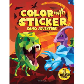 Color with Sticker - Dino Adventure