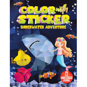 Color with Sticker - Underwater Adventure