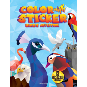 Color with Sticker - Birds Adventure