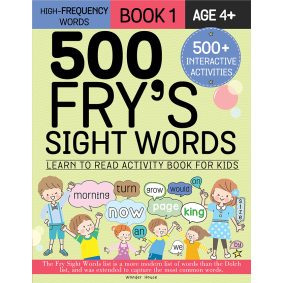 500 Fry’s Sight Words: Learn to Read Activity Book for Kids - Book -1