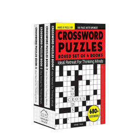 Crossword Puzzles Boxed Set (4 Books)